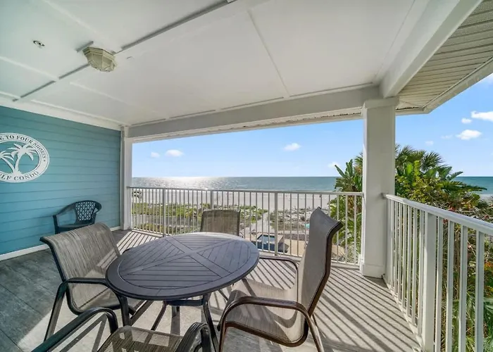 Four Shores Unit 3 Gulf Direct Gulf With Pool And Ferienhaus *