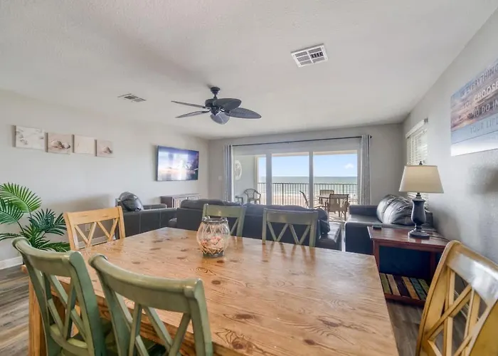 Ferienhaus Four Shores Unit 3 Gulf Direct Gulf With Pool And