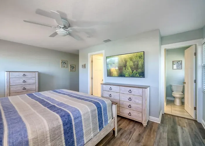 Ferienhaus Four Shores Unit 3 Gulf Direct Gulf With Pool And