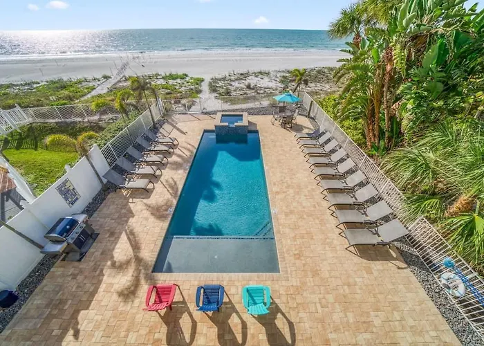 Four Shores Unit 3 Gulf Direct Gulf With Pool And
