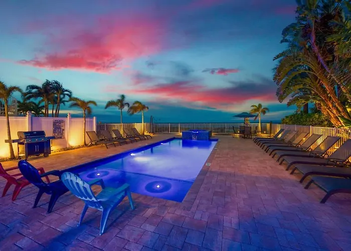 Ferienhaus Four Shores Unit 3 Gulf Direct Gulf With Pool And *