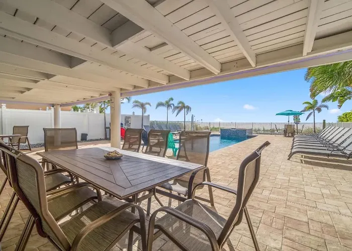 Ferienhaus Four Shores Unit 3 Gulf Direct Gulf With Pool And *