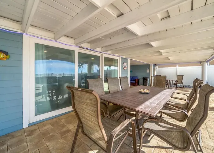 Ferienhaus Four Shores Unit 3 Gulf Direct Gulf With Pool And