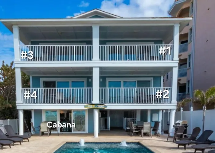 Four Shores Unit 3 Gulf Direct Gulf With Pool And *